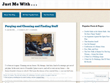 Tablet Screenshot of justmewith.com